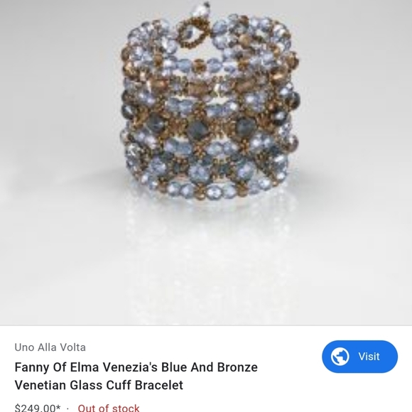 🇨🇦 Vintage Venetian Glass Bracelet by Elma Venezia - Picture 8 of 8